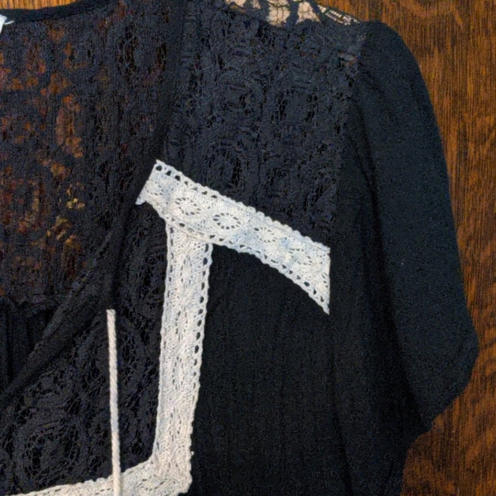 Rebellion Boho black dress/tunic.